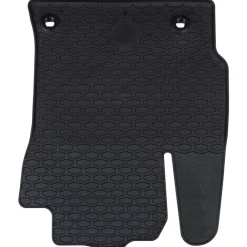 vidaXL Alfombrilla de Coche 4 pcs Negro Goma New
