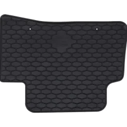 vidaXL Alfombrilla de Coche 4 pcs Negro Goma New
