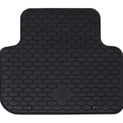 vidaXL Alfombrilla de Coche 4 pcs Negro Goma Online