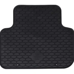 vidaXL Alfombrilla de Coche 4 pcs Negro Goma Online