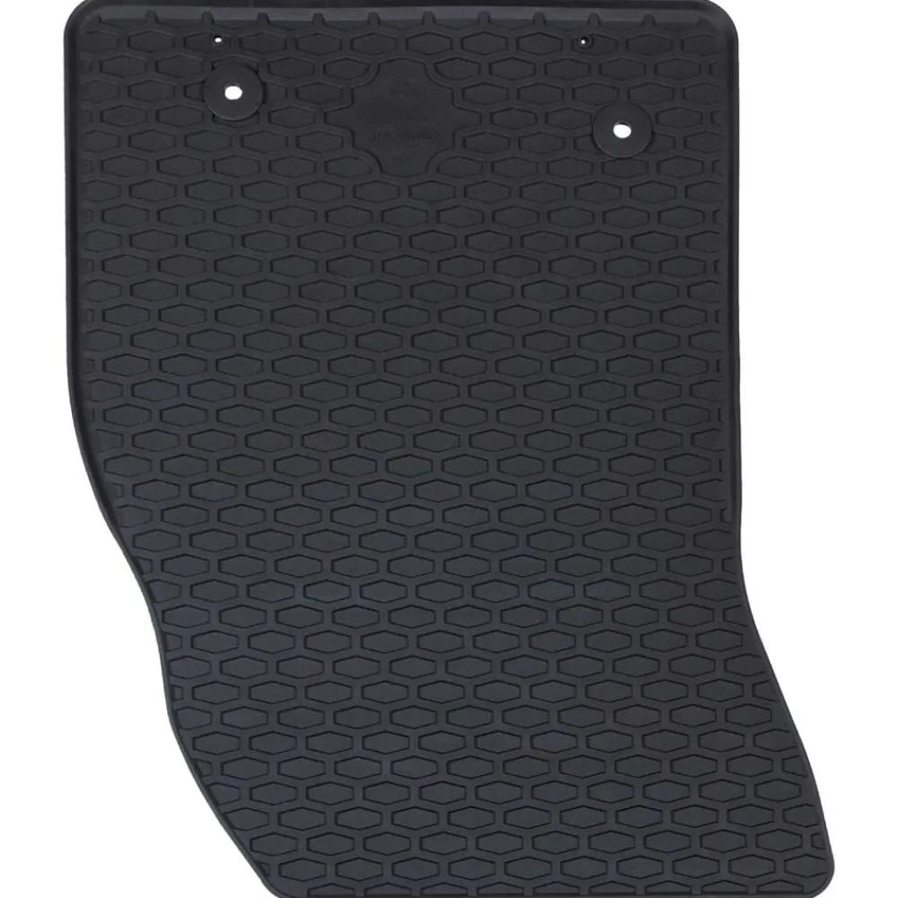 vidaXL Alfombrilla de Coche 4 pcs Negro Goma Best