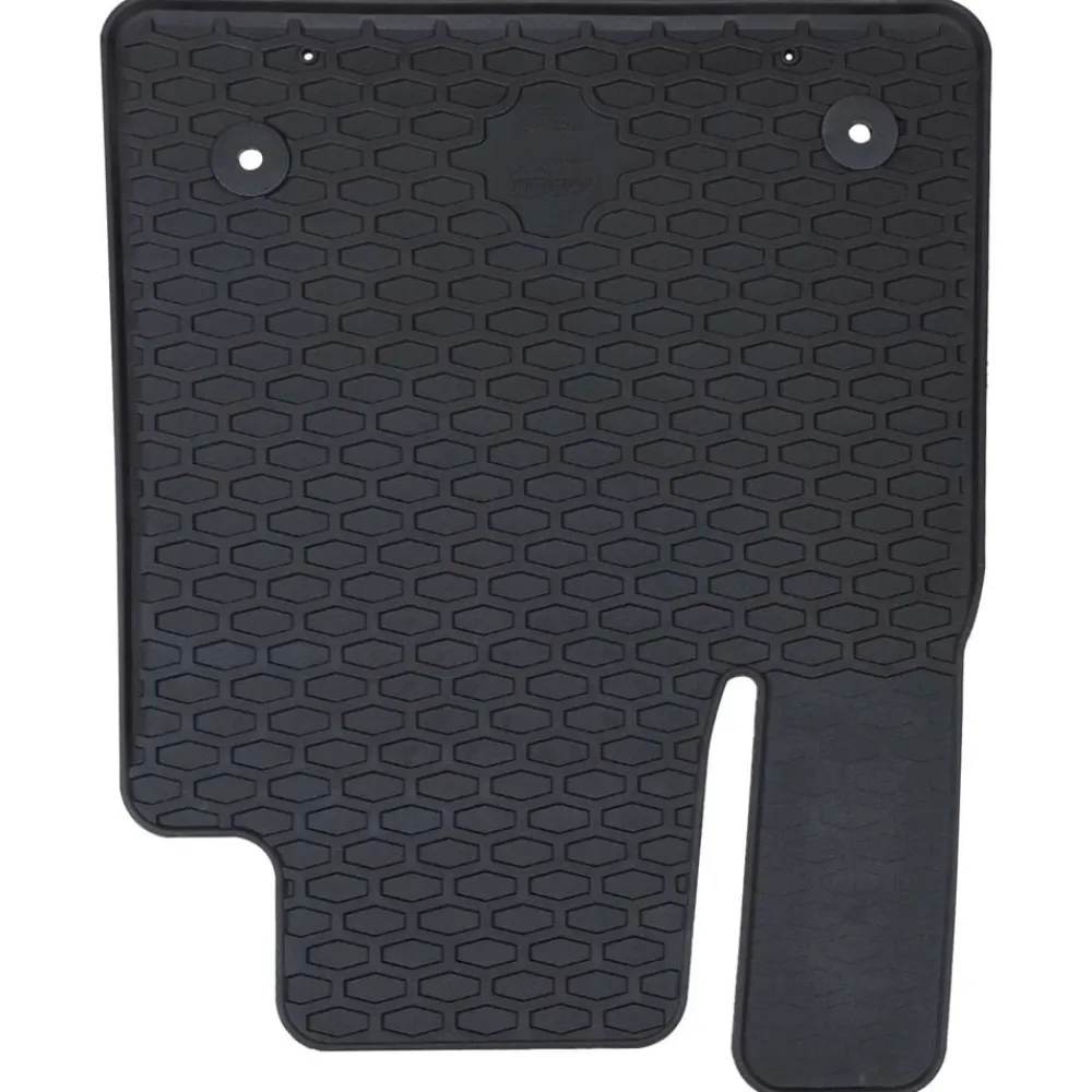vidaXL Alfombrilla de Coche 4 pcs Negro Goma Best