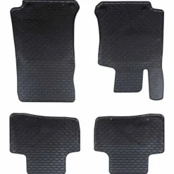 vidaXL Piezas Y Accesorios Para Vehículos-Alfombrilla de Coche 4 pcs Negro adecuado para GLC 2016-2022