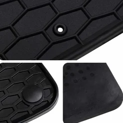 vidaXL Piezas Y Accesorios Para Vehículos-Alfombrilla de Coche 4 pcs Negro adecuado para GLC 2016-2022
