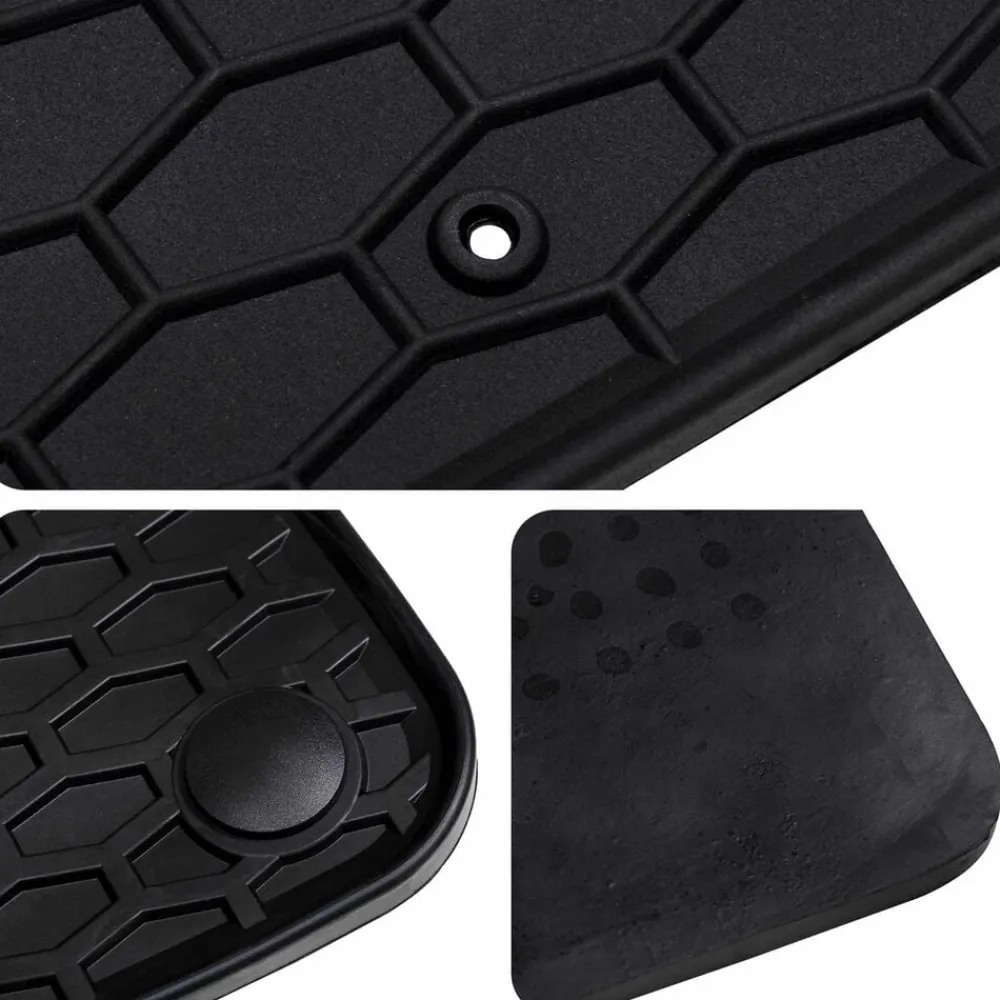 vidaXL Piezas Y Accesorios Para Vehículos-Alfombrilla de Coche 4 pcs Negro adecuado para GLC 2016-2022