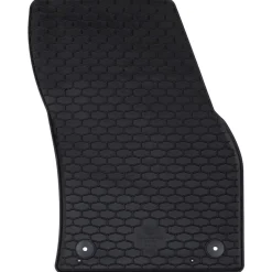 vidaXL Alfombrilla de Coche 4 pcs Negro Goma Online