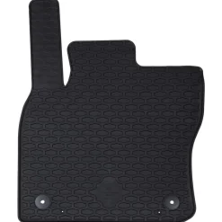 vidaXL Alfombrilla de Coche 4 pcs Negro Goma Online
