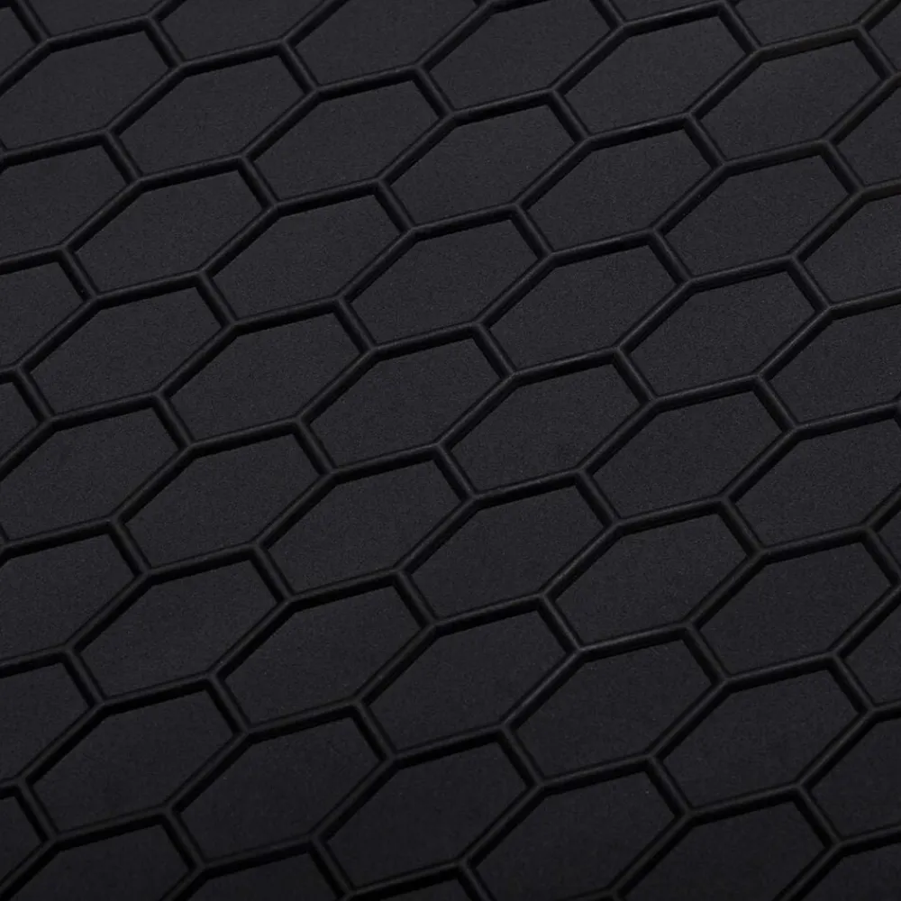vidaXL Alfombrilla de Coche Negro Goma Discount