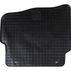 vidaXL Alfombrilla de Coche 4 pcs Negro Goma Online