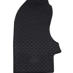 vidaXL Piezas Y Accesorios Para Vehículos-Alfombrilla de Coche 3 pcs Negro Goma