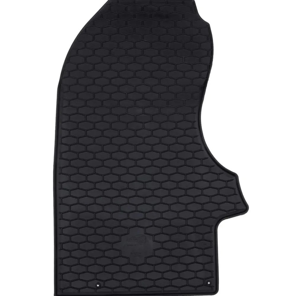 vidaXL Piezas Y Accesorios Para Vehículos-Alfombrilla de Coche 3 pcs Negro Goma