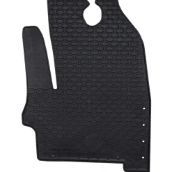 vidaXL Piezas Y Accesorios Para Vehículos-Alfombrilla de Coche 3 pcs Negro Goma