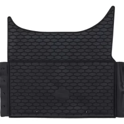 vidaXL Piezas Y Accesorios Para Vehículos-Alfombrilla de Coche 3 pcs Negro Goma