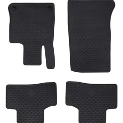 vidaXL Piezas Y Accesorios Para Vehículos-Alfombrilla de Coche 4 pcs Negro adecuada para GLC 2023- Goma