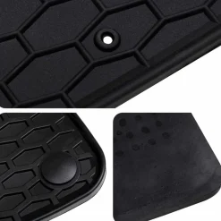 vidaXL Piezas Y Accesorios Para Vehículos-Alfombrilla de Coche 4 pcs Negro adecuada para GLC 2023- Goma