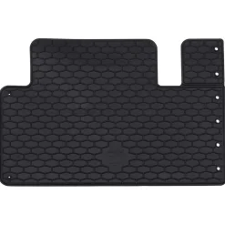 vidaXL Alfombrilla de Coche 4 pcs Negro Goma Hot