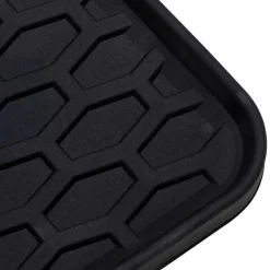 vidaXL Piezas Y Accesorios Para Vehículos-Alfombrilla de Coche Negro Compatible con VW T5 2010-2015 Goma