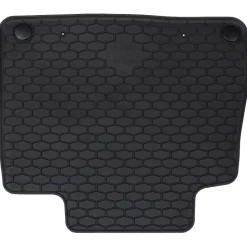 vidaXL Piezas Y Accesorios Para Vehículos-Alfombrilla de Coche 4 pcs Negro Goma