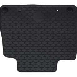 vidaXL Piezas Y Accesorios Para Vehículos-Alfombrilla de Coche 4 pcs Negro Goma