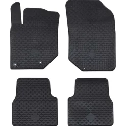 vidaXL Piezas Y Accesorios Para Vehículos-Alfombrilla de Coche 4 pcs Negro adecuado para C4 2021- Goma