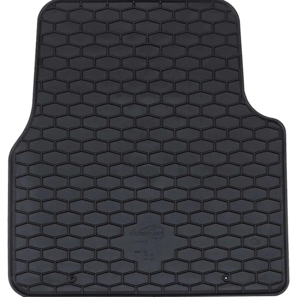 vidaXL Piezas Y Accesorios Para Vehículos-Alfombrilla de Coche 4 pcs Negro adecuado para C4 2021- Goma