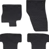 vidaXL Piezas Y Accesorios Para Vehículos-Alfombrilla de Coche 4 pcs Negro suitable for VW T-ROC 2017-