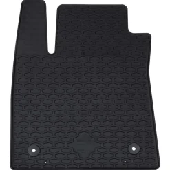 vidaXL Piezas Y Accesorios Para Vehículos-Alfombrilla de Coche 4 pcs Negro Goma