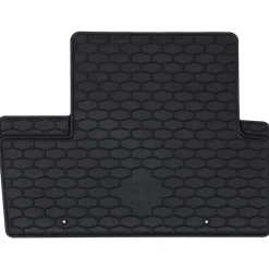 vidaXL Piezas Y Accesorios Para Vehículos-Alfombrilla de Coche 4 pcs Negro Goma
