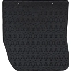vidaXL Piezas Y Accesorios Para Vehículos-Alfombrilla de Coche 4 pcs Negro Goma