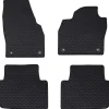 vidaXL Piezas Y Accesorios Para Vehículos-Alfombrilla de Coche 4 pcs Negro compatible con KAMIQ 2019-