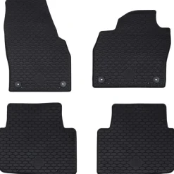 vidaXL Piezas Y Accesorios Para Vehículos-Alfombrilla de Coche 4 pcs Negro compatible con KAMIQ 2019-