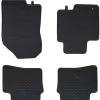 vidaXL Piezas Y Accesorios Para Vehículos-Alfombrilla de Coche 4 pcs Negro Goma