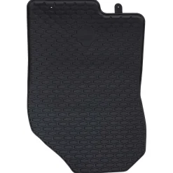 vidaXL Piezas Y Accesorios Para Vehículos-Alfombrilla de Coche 4 pcs Negro Goma