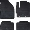 vidaXL Piezas Y Accesorios Para Vehículos-Alfombrilla de Coche 4 pcs Negro Ajuste para Toyota YARIS 2020-