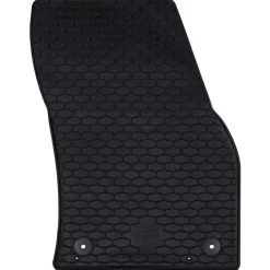 vidaXL Alfombrilla de Coche 4 pcs Negro Goma Sale