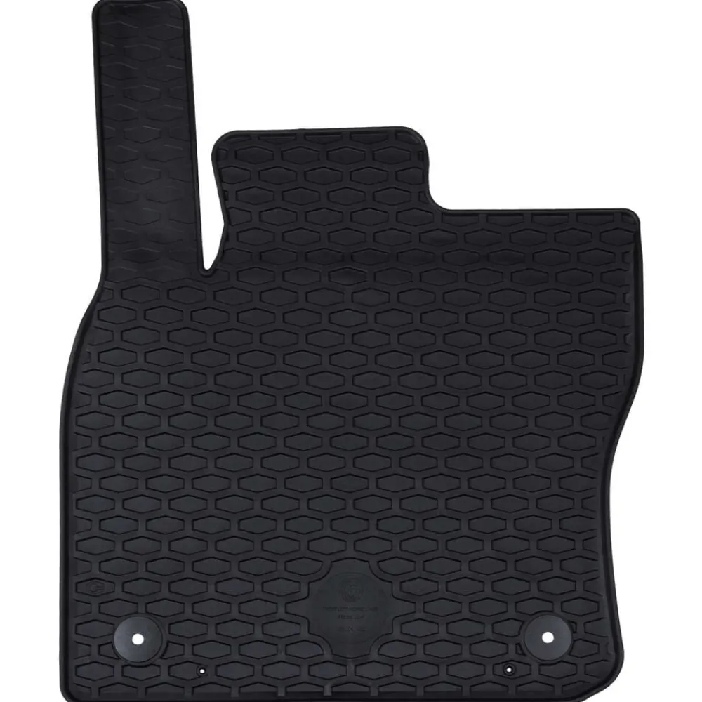 vidaXL Alfombrilla de Coche 4 pcs Negro Goma Sale