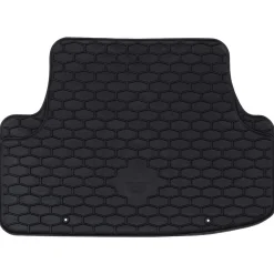 vidaXL Alfombrilla de Coche 4 pcs Negro Goma Sale