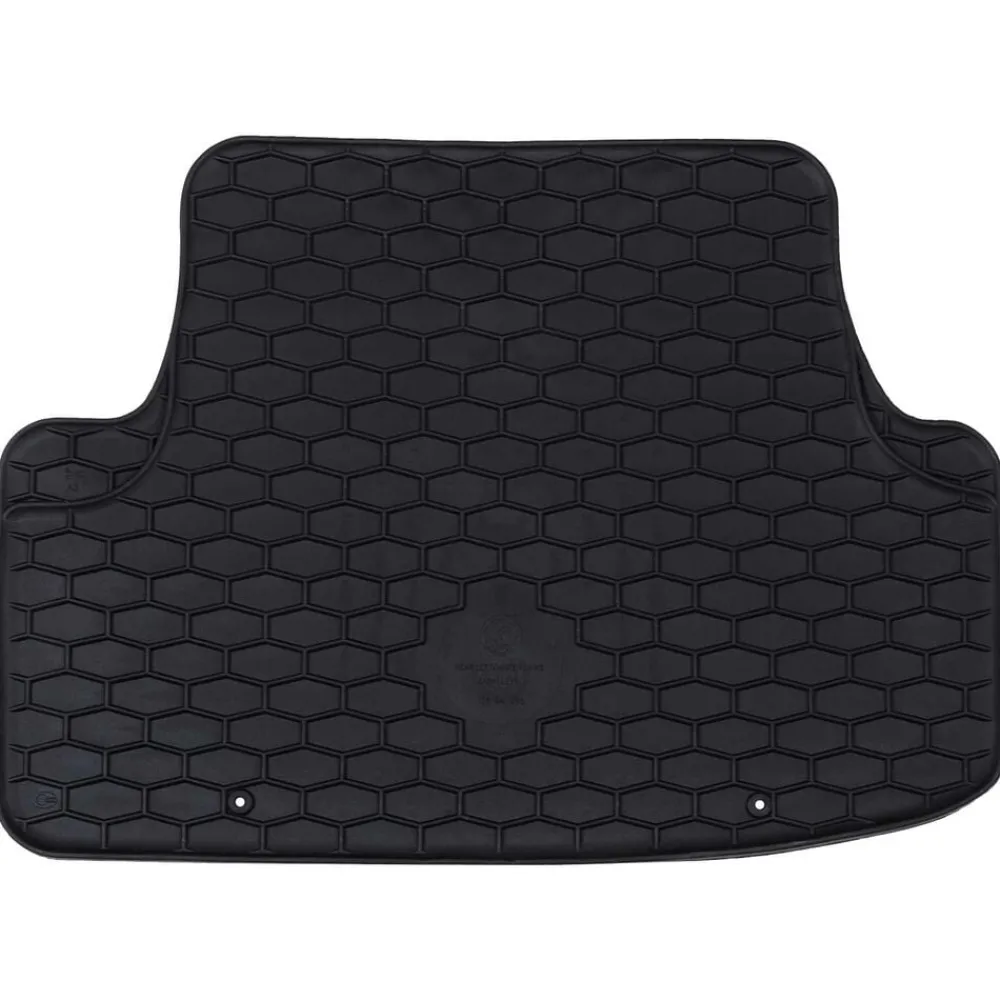 vidaXL Alfombrilla de Coche 4 pcs Negro Goma Sale