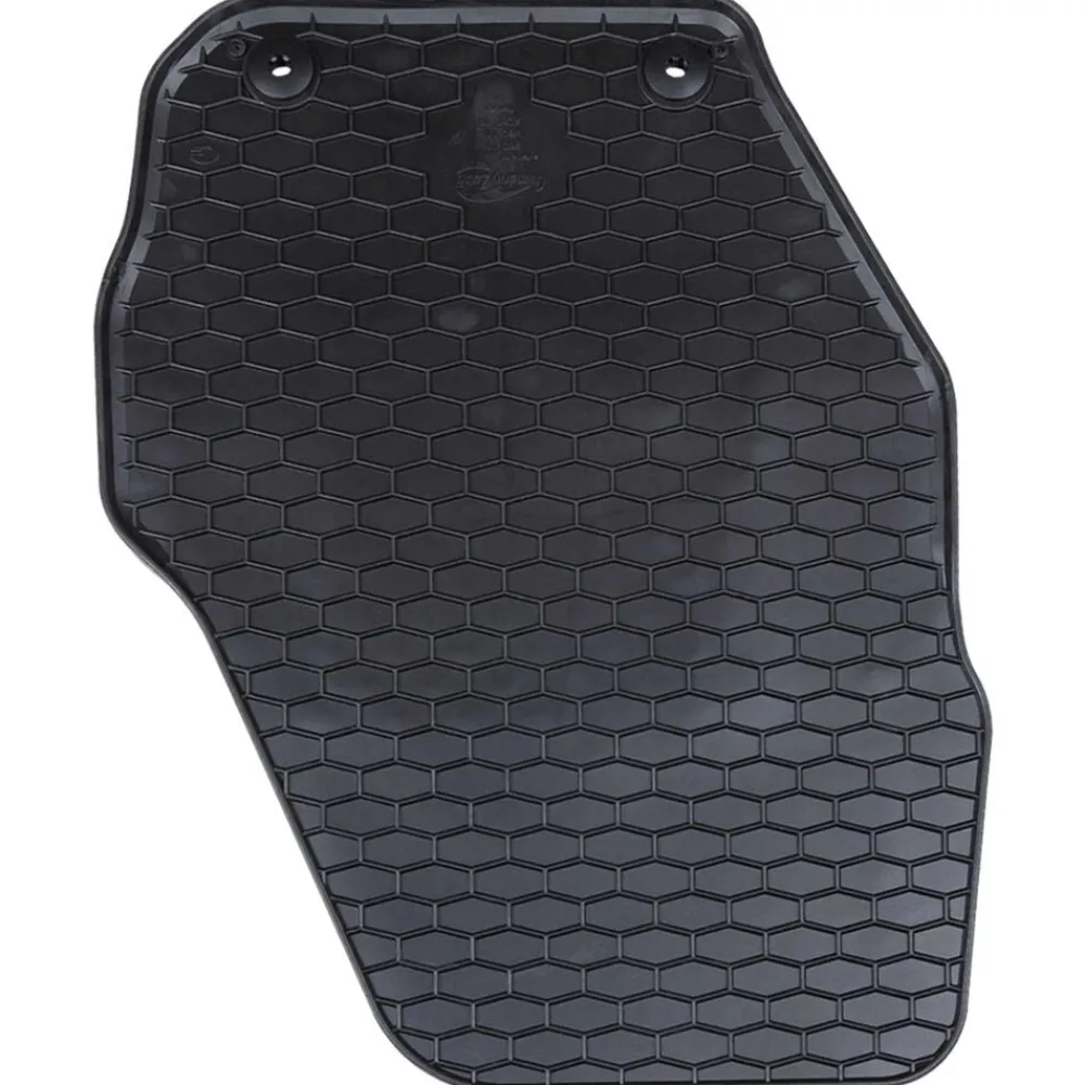 vidaXL Alfombrilla de Coche 4 pcs Negro Goma Sale