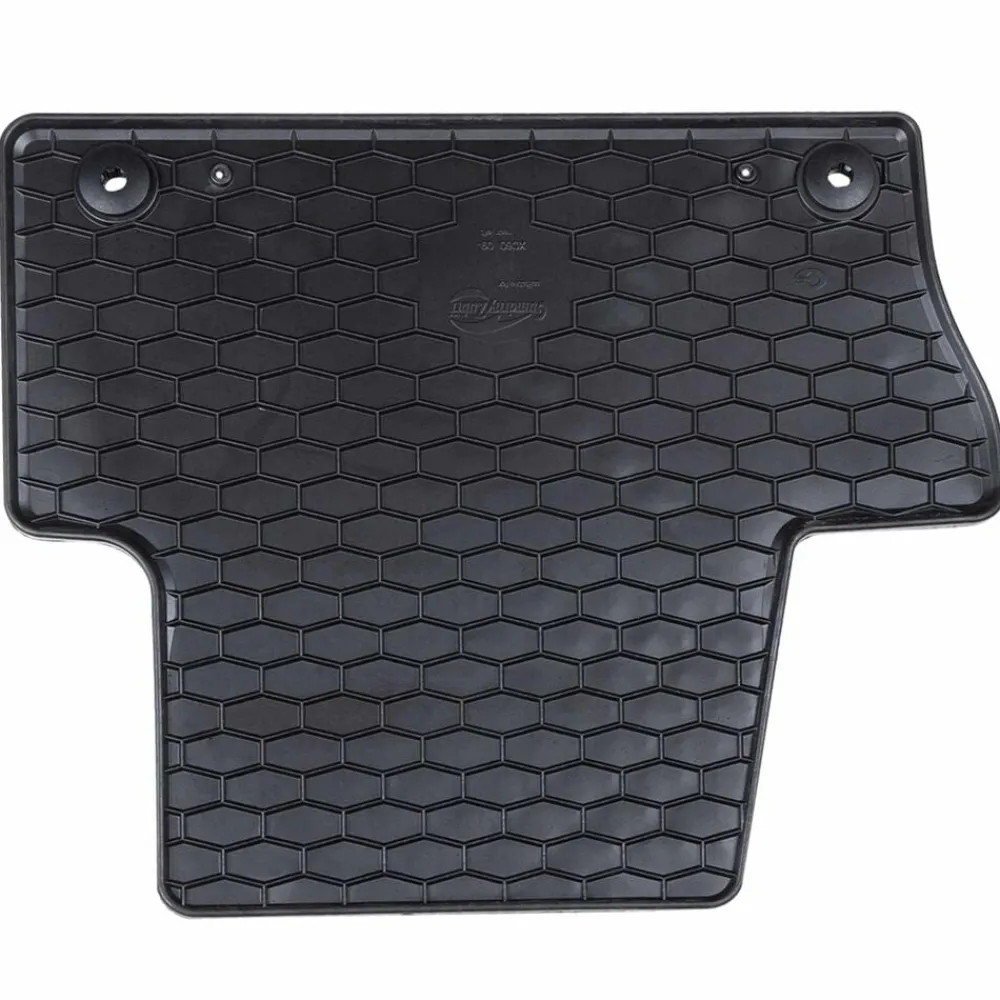 vidaXL Alfombrilla de Coche 4 pcs Negro Goma Sale