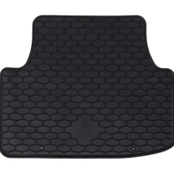 vidaXL Piezas Y Accesorios Para Vehículos-Alfombrilla de Coche 4 pcs Negro Goma