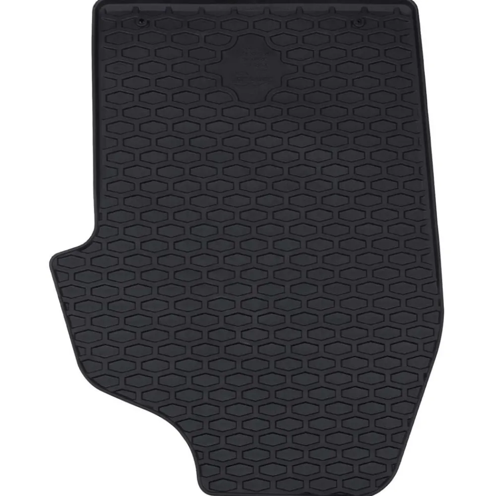 vidaXL Piezas Y Accesorios Para Vehículos-Alfombrilla de Coche 3 pcs Negro Goma