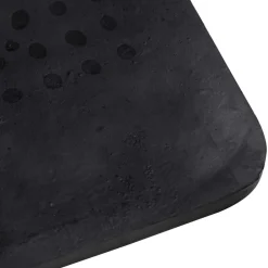 vidaXL Piezas Y Accesorios Para Vehículos-Alfombrilla de Coche 3 pcs Negro Goma