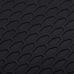 vidaXL Piezas Y Accesorios Para Vehículos-Alfombrilla de Coche 3 pcs Negro Goma
