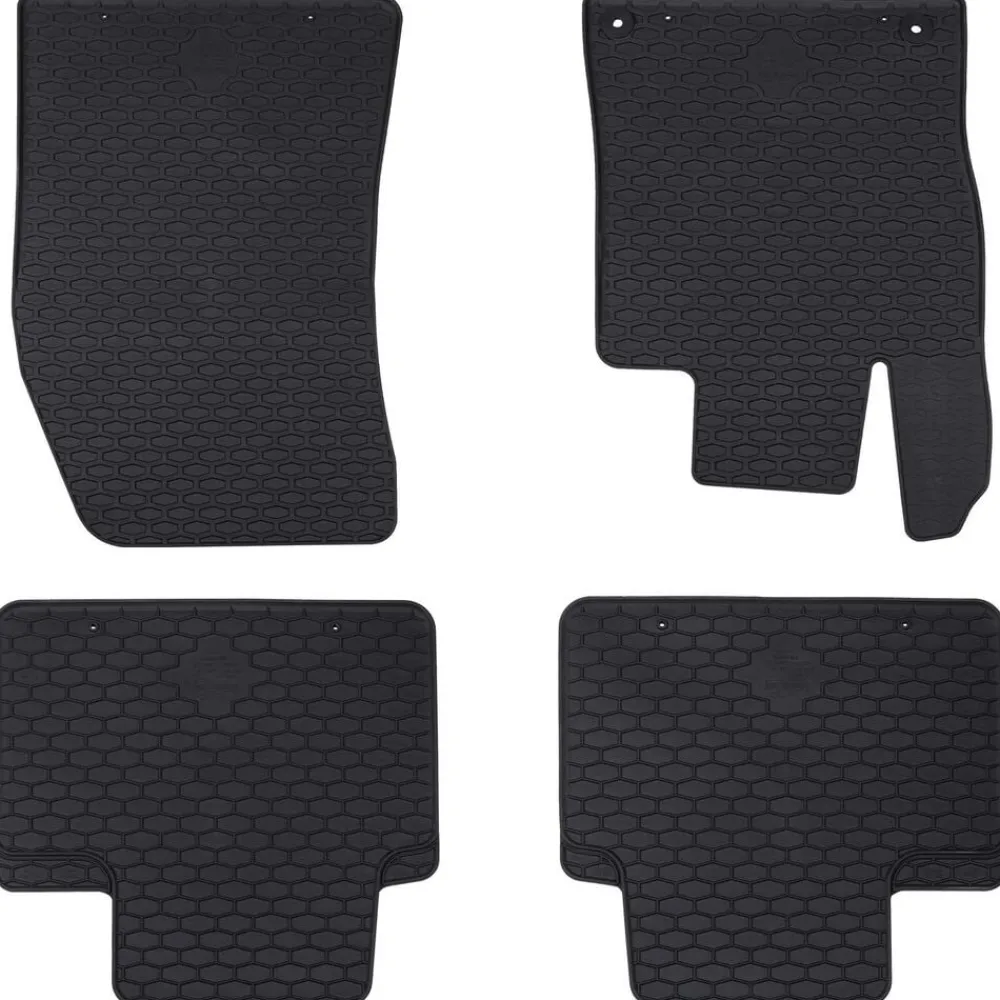 vidaXL Alfombrilla de Coche 4 pcs Negro compatble con 308 SW 2021-