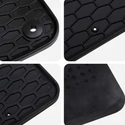 vidaXL Alfombrilla de Coche 4 pcs Negro compatble con 308 SW 2021-