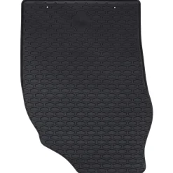vidaXL Alfombrilla de Coche 4 pcs Negro Goma Best