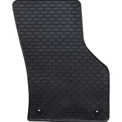 vidaXL Alfombrilla de Coche 4 pcs Negro Goma Sale