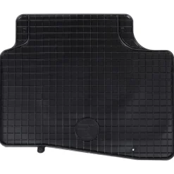 vidaXL Alfombrilla de Coche 4 pcs Negro Goma New