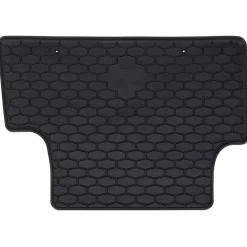 vidaXL Alfombrilla de Coche 4 pcs Negro Goma Clearance